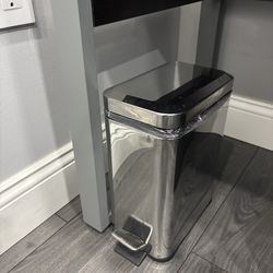 3 Small Stainless Step Trash Can