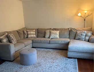 Beige Sectional Couch