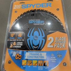 2 Pack Of 10" Carbide Tip Saw Blades $15