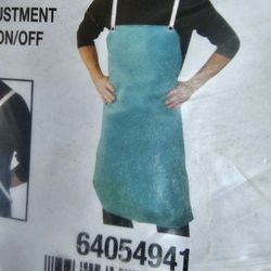 Lot Of 10 RADNOR 24" X 36" FR BIB APRON FLAME RETARDANT GREEN,