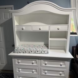 Cambiador Para Bebé/Ropero Para Bebé, Dos Piezas