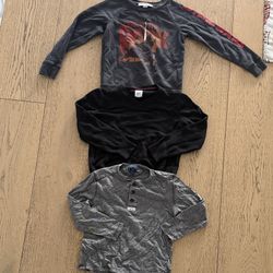 Bundle of 3 boys top, sweater, shirt 6/7 polo Ralph Lauren & Gap Kids