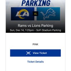 Pink Tailgating Parking Pass