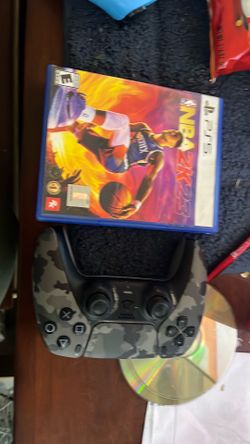 PlayStation 5 controller and nba 2k23