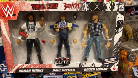 $70 Wwe elite Tribal Chief vs The Beast