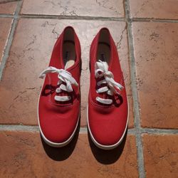 Keds Canvas Shoes In Red Size 7. $8