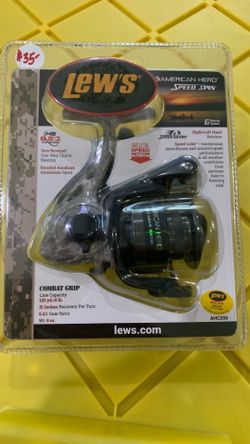 LEW’S AMERICAN HERO CAMO SPEED SPIN REEL AHC200