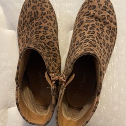 Girl Leopard Boots 