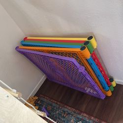 Large Multicolor Baby Gate 