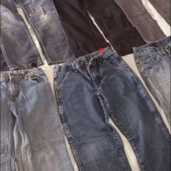 In Exallant Clean Condition Boys  Winter Clothes Sizes 9,10,11,12 Years Old Lots Of Pants, Long Sleeve Shirts, And More All $30