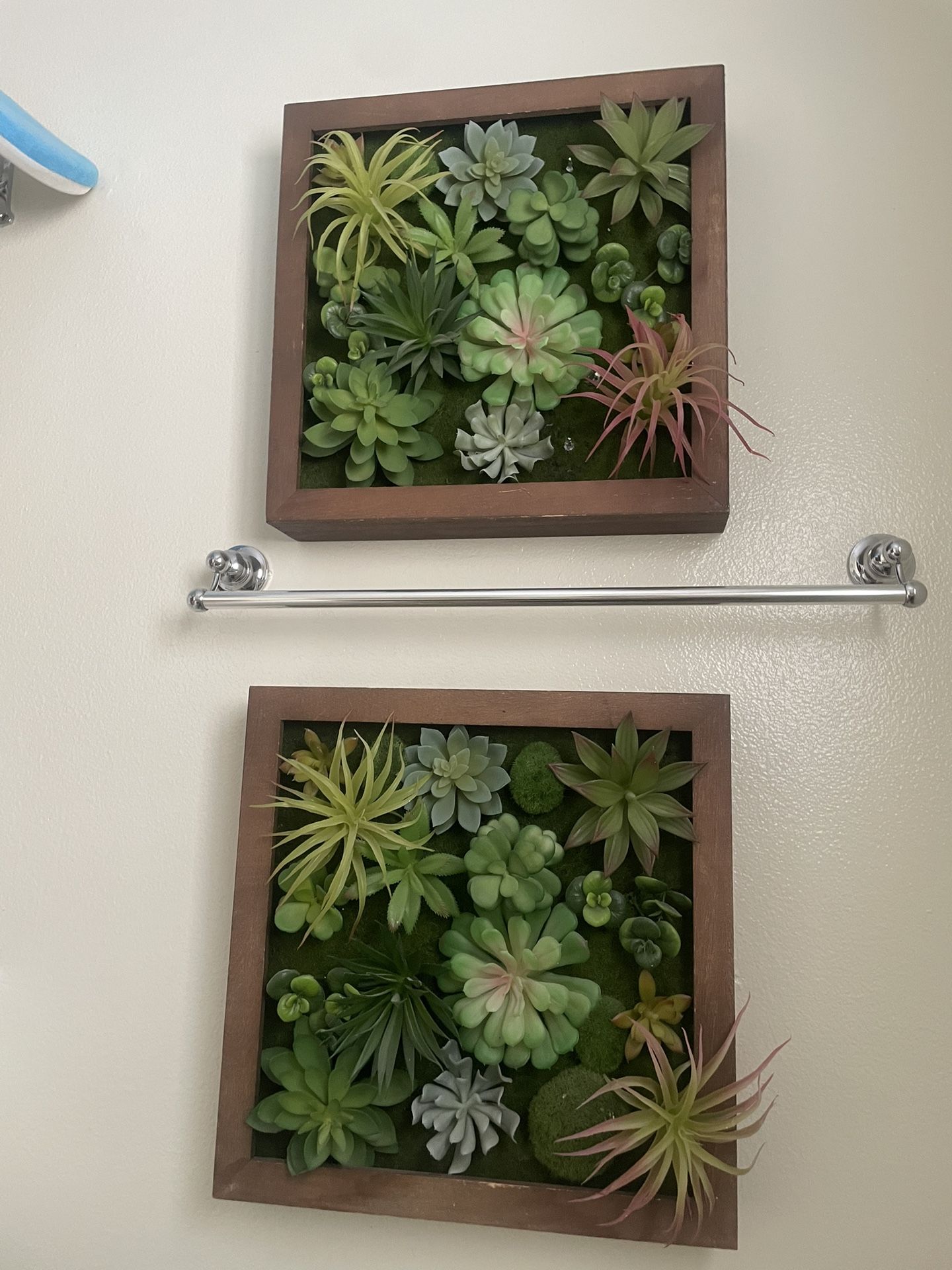 Fake Succulents Wall Decor (2) 