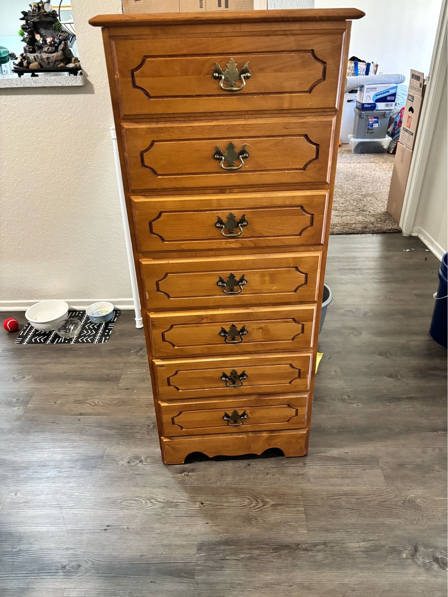 Tall dresser solid wood