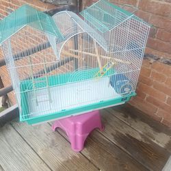 Bird Cage With Accessories 