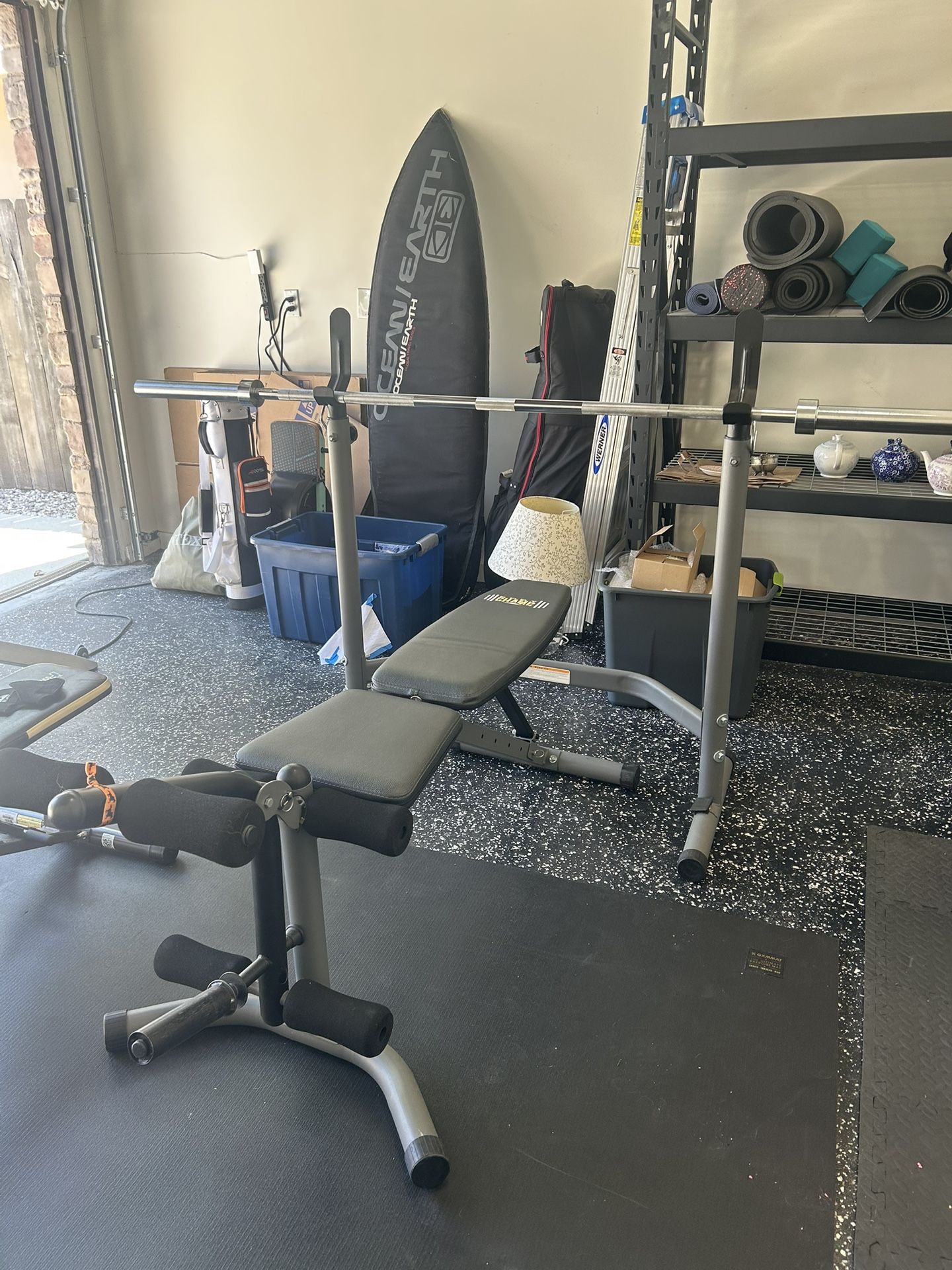 Bench Press, Weights, And Bars