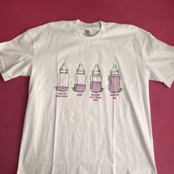 awful lot of cough syrup baby bottle print