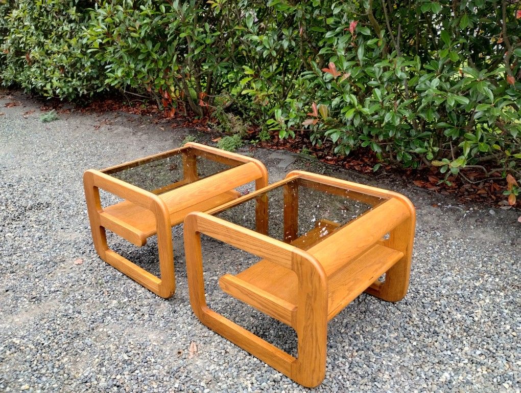 Lou Hodges Style Vintage End Tables