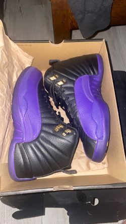 Jordan 12 Blk/PURPLE