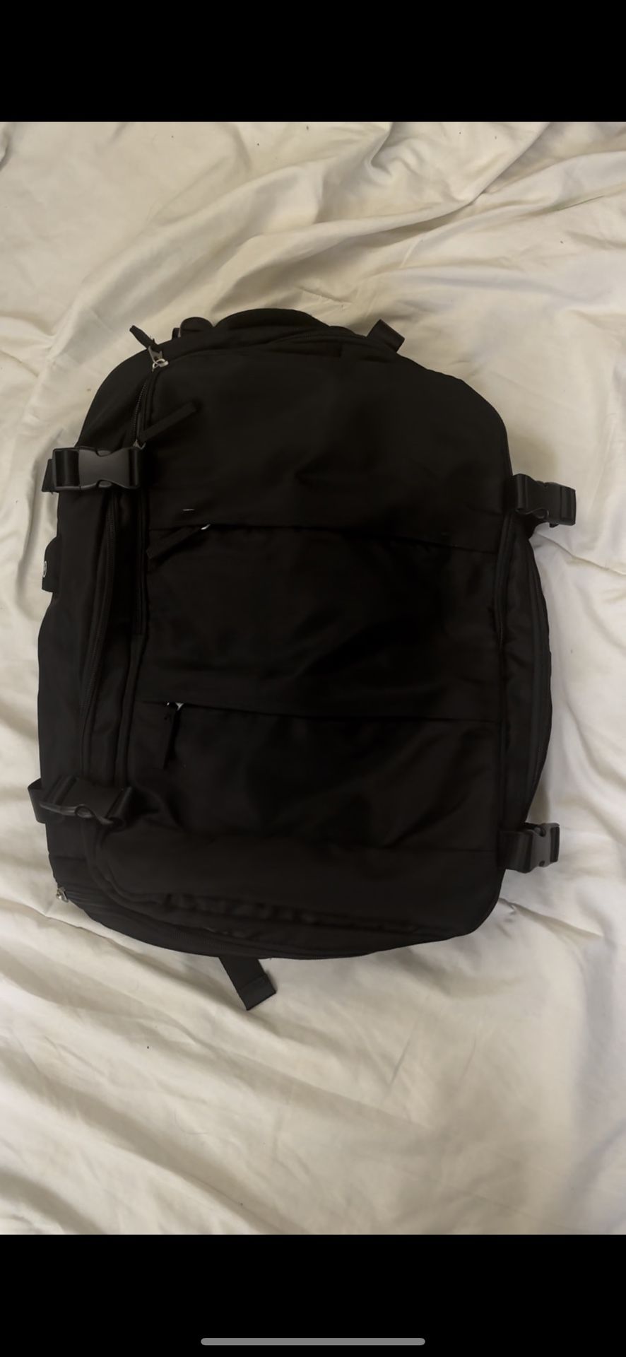 A backpack with a special compartment for a laptop.