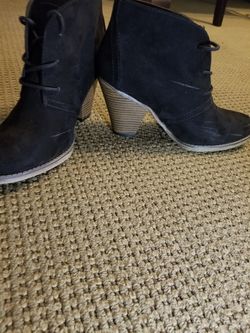 Black ankle boots