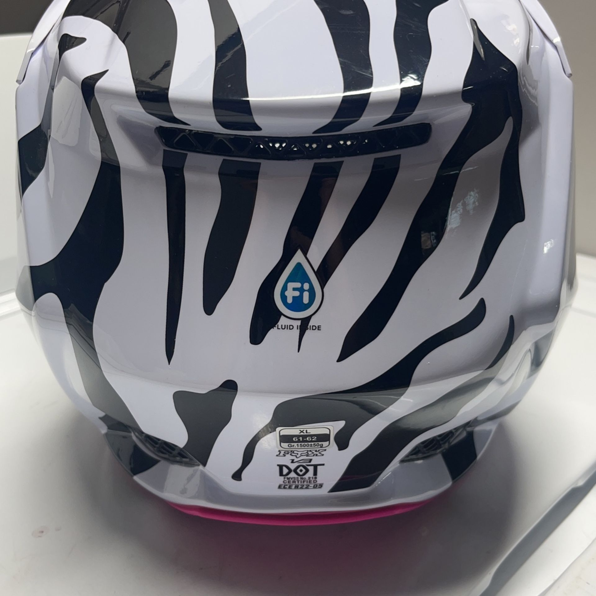 Fox V3 Zebra Limited Edition Helmet Size XL for Sale in Yorba Linda CA OfferUp