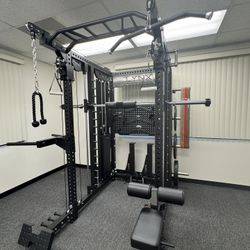 All In One Commercial Home Gym🟪Dual Cable Machine🟪Smith Machine🟪Squat Rack