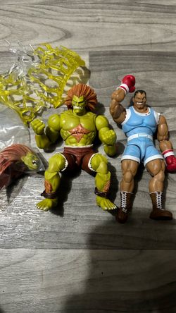 Jada toys street fighter blanka and balrog