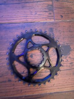 Absolute-black 34 t chainring