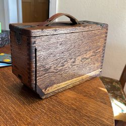Vintage Wooden Ammo Box WW I WW II