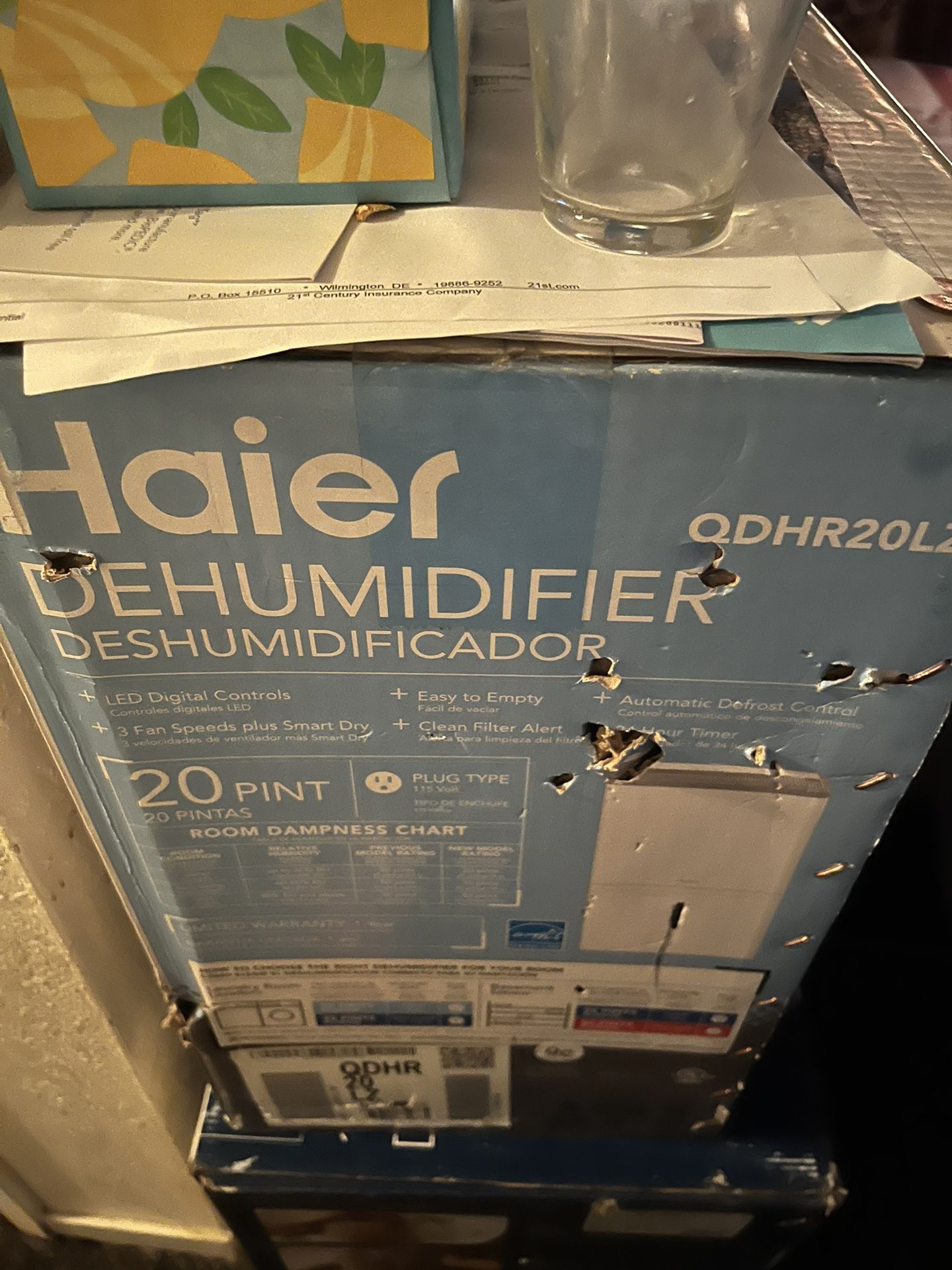 New Haier Dehumidifier