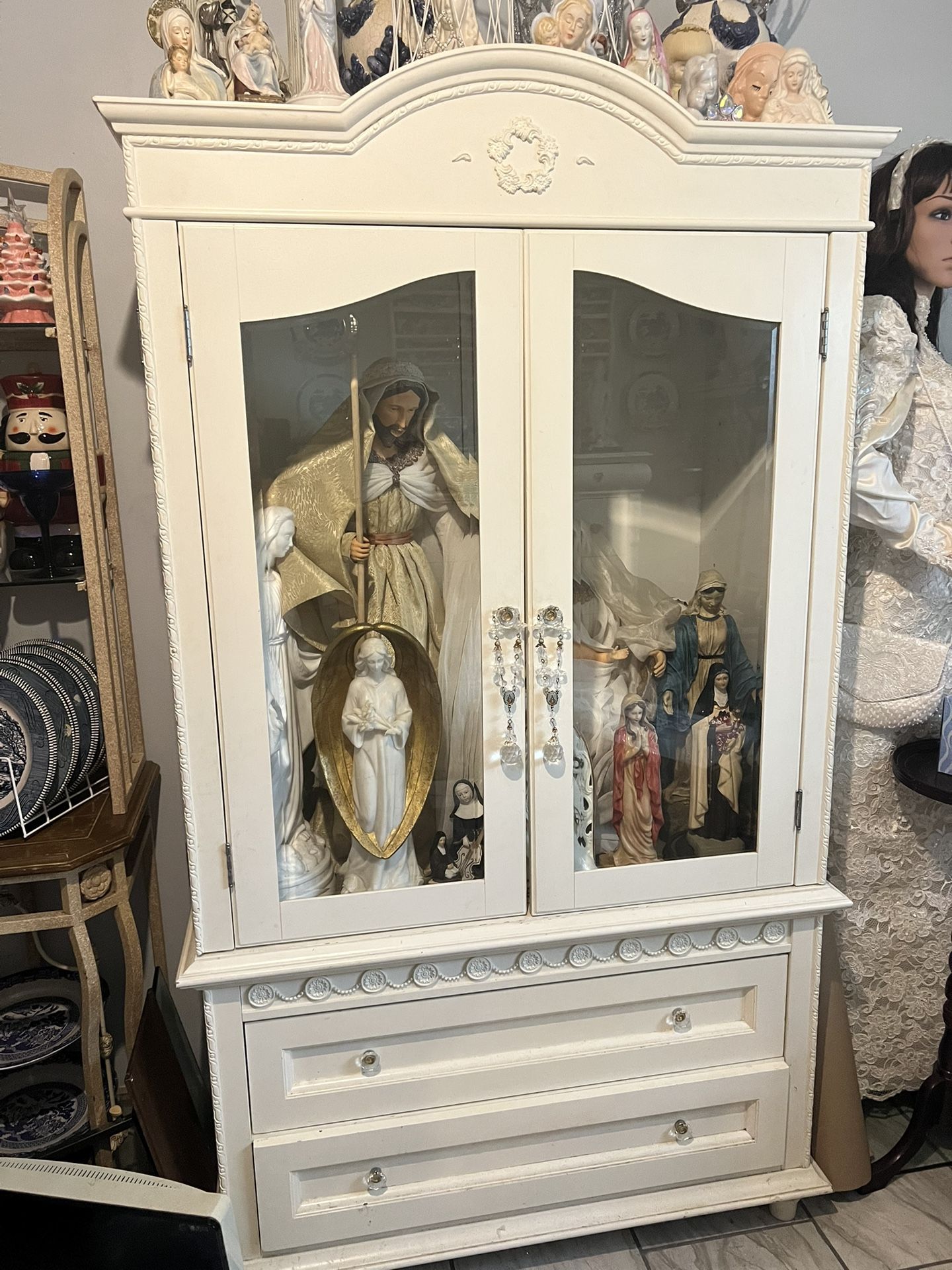 White armoire (Contents Not Included)