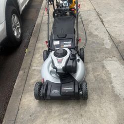 22 in. 140 cc Briggs & Stratton Walk Behind Gas Self-Propelled Lawn Mower with Front Wheel Drive and Bagger