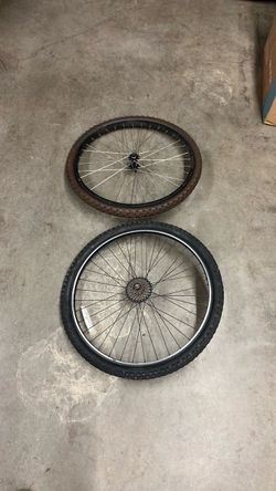 Mountain bike rim and tires full set 26 inch