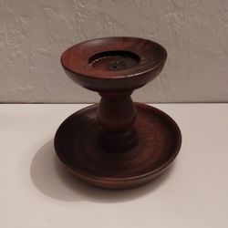 Wooden Candle Holder 