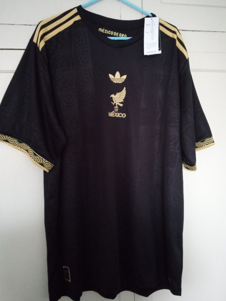 Mexico Gold Black Jersey