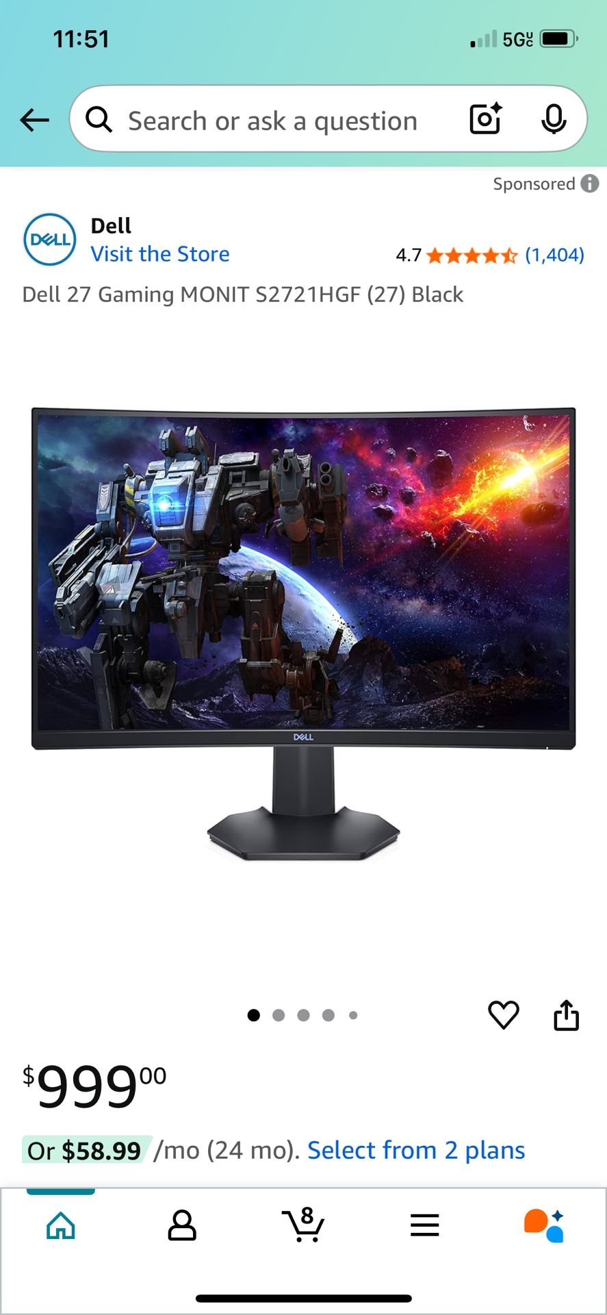 Dell Gaming Monitor 