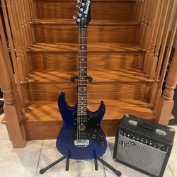 Ibanez Gio W/ Fender Amp 