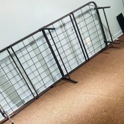 2 Metal Foldable Twin XL Bed Frame