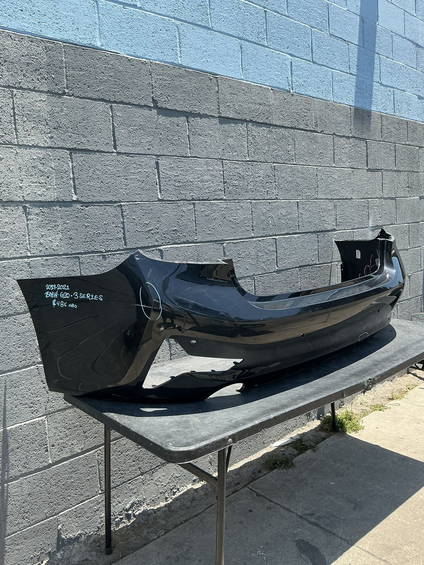 2019 - 2021 BMW 3 Series G20 Rear Bumper Cover OEM