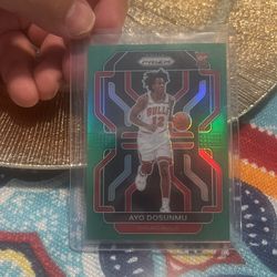 2021-2022 Prizm Ayo Dosunmu Green Retail 