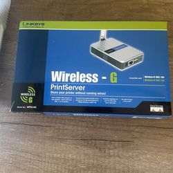 linksys wireless G printserver