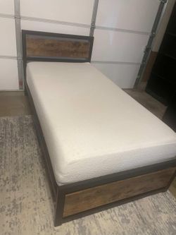Memory Foam Twin Bed