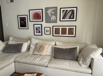 West Elm Harmony Modular 2-Piece Sleeper Sectional w/ Storage Chaise (123")