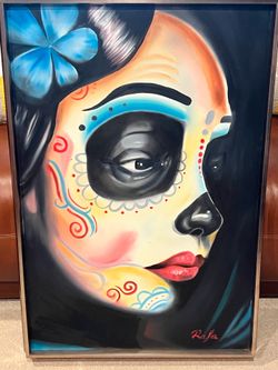 Professionally framed art piece