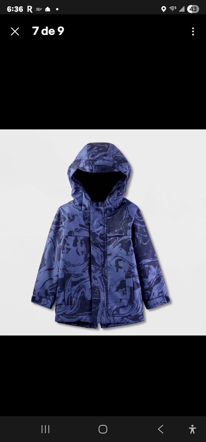 Baby Playground Parka Jacket - Cat & Jack size 2T