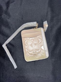 coach wallet card case