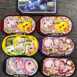 Pokemon Mezastar Super Star Legacy Arcade Tag Takara Ga-Ole Mewtwo Mew Japanese