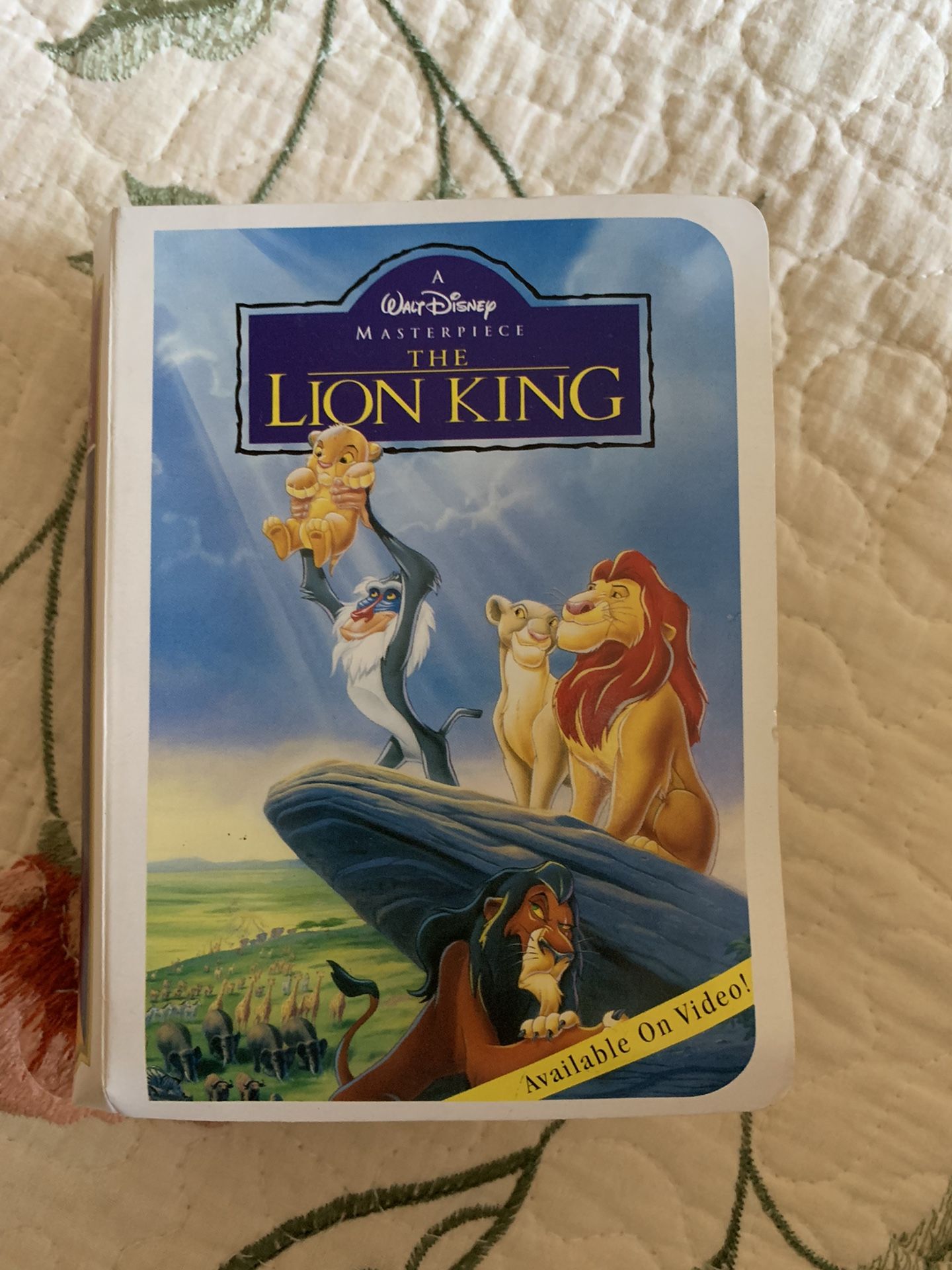 1996 The Lion King Disney Masterpiece Collection McDonalds Happy Meal - Simba
