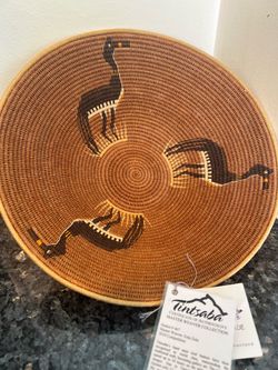 Esta Zulu original African Woven Basket Handmade