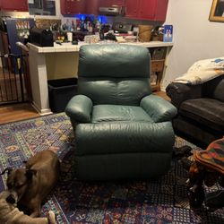 Very Large Leather Recliner 