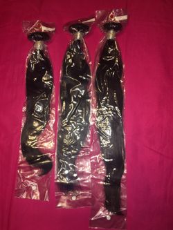 16,18 & 20 inch straight human hair bundles